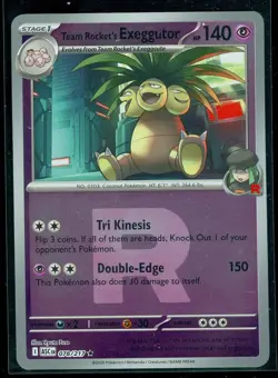 Pokemon TEAM ROCKET'S EXEGGUTOR 078/217 - Ascended Heroes - RARE Rev Holo - MINT - Image 1