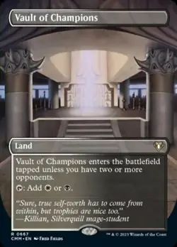 MTG Vault of Champions - Borderless NM-Mint Commander Masters - Image 1