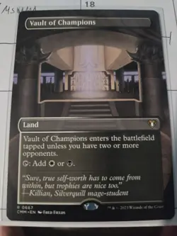 Vault of Champions (Borderless) Commander Masters Regular - Image 1