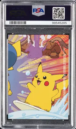 2000 TOPPS POKEMON TV ANIMATION SER 2 STICK-ONS #5 DITTO PSA 10 - Image 2