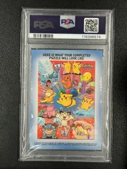 2000 Topps Pokemon TV Rattata Animation Ser. 2 Stick-ons PSA 5#N - Image 2