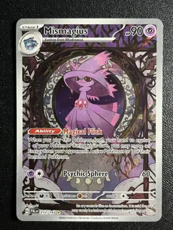 Pokemon TCG - Mismagius - Paldea Evolved 212/193 Illustration Rare Full Art Holo - Image 1