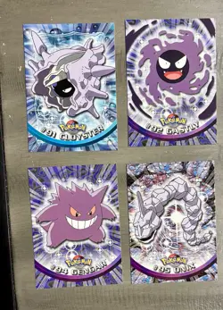 Lot of 4 cards. 2000 Topps Series 2 Pokemon Blue Logo TV Animation Edition - Image 1