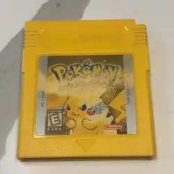 Nintendo Game Boy Pokemon Yellow Special Pikachu Edition Authentic Battery Saves - Image 1