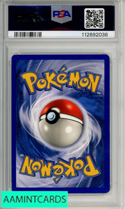 1999 POKEMON GAME HITMONCHAN-HOLO #7 PSA 9 MINT - Image 2