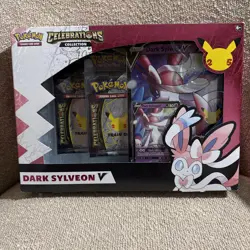 Pokemon TCG Celebrations Collection Box Dark Sylveon V Factory Sealed - Image 1