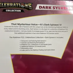 Pokemon TCG: Celebrations Dark Sylveon V Collection Box New Factory Sealed - Image 3