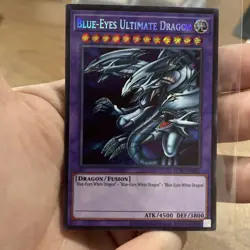 Blue-Eyes Ultimate Dragon LCKC-EN057 Unlimited Secret Rare NM! +Bonus FREESHIP! - Image 1