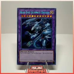 Yugioh! Blue-Eyes Ultimate Dragon LCKC-EN057 Secret Rare Unlimited LP - Image 1