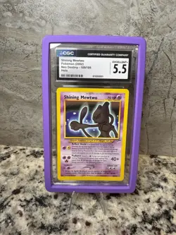 Pokemon TCG Shining Mewtwo Neo Destiny 109 Holo Unlimited Shiny Holo Rare - Image 1