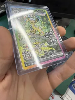 Pokemon TCG SV-Prismatic Evolutions Leafeon EX Card #144/131 - Image 3