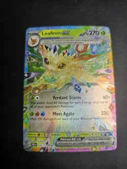 Pokemon TCG Leafeon ex Holo Card 006/131 Double Rare SV: Prismatic Evolutions NM - Image 1