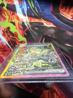 Pokemon TCG SV-Prismatic Evolutions Leafeon EX Card #144/131 Near Mint - Image 3
