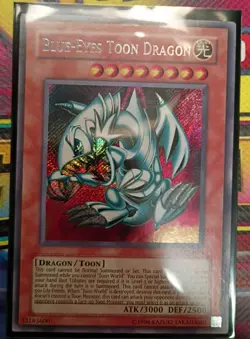 Yu-Gi-Oh! TCG Blue-Eyes Toon Dragon Spell Ruler SRL-000 Secret Rare Unlimited - Image 1