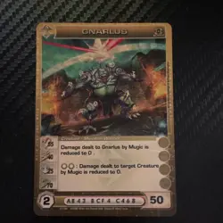 Chaotic Gnarlus Super Rare Creature Holo Card 27/100 English 2008 - Image 1