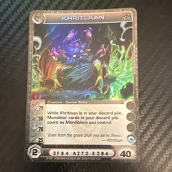 Chaotic Khritlaan Super Rare Creature Card 26/100 Chaotic USA English - Image 1