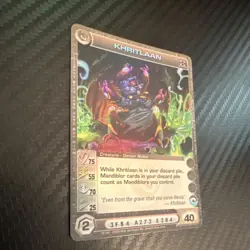 Chaotic Khritlaan Super Rare Creature Card 26/100 Chaotic USA English - Image 2
