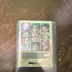 Dragon Ball Energy Marker [Foil] 001 (Son Goku, Piccolo, Trunks) Super Card Game - Image 1