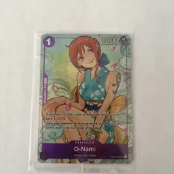 O-Nami OP05-062 SR Full Art Promo One Piece Illustration Box Vol. 1 PROMO Sealed - Image 1