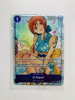 O-Nami OP05-062 SR Full Art Promo One Piece Illustration Box Vol. 1 PROMO Sealed - Image 1