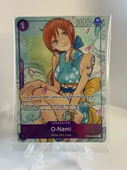 O-Nami OP05-062 SR Full Art Promo One Piece Illustration Box Vol. 1 PROMO Sealed - Image 1