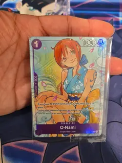 O-Nami OP05-062 SR Full Art Promo One Piece Illustration Box Vol. 1 PROMO Sealed - Image 3