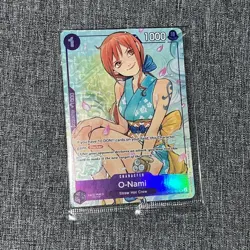 O-Nami OP05-062 SR Full Art Promo One Piece Illustration Box Vol. 1 PROMO Sealed - Image 1