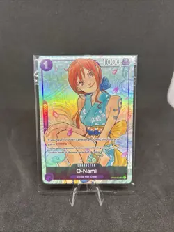 O-Nami OP05-062 SR Full Art Promo One Piece Illustration Box Vol. 1 PROMO Sealed - Image 1