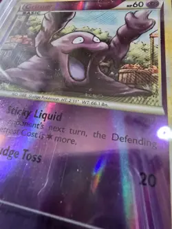 POPULATION 3! 2010 POKEMON HG+SS UNDAUNTED #50 GRIMER-RFOIL PSA 9 - Image 3