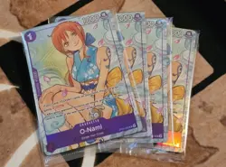 O-Nami OP05-062 SR Full Art Promo Illustration Box Vol. 1 PROMO x4SET NOT SEALED - Image 1