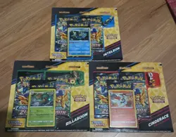 Pokemon Crown Zenith 3x Large Tins Galarian Birds and 3x blister packs bundle - Image 3