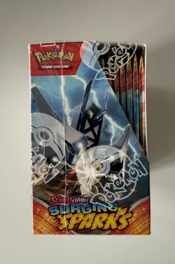 Pokemon TCG Surging Sparks Booster Box (36 Packs) - Brand New - Slight Tear - Image 5