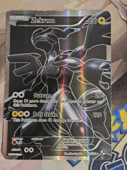 Zekrom (114 Full Art) 114/114 Black & White Holo Pokemon TCG LP - Image 1