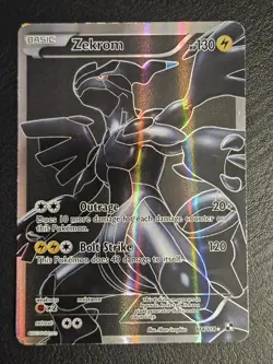 Zekrom (114 Full Art) 114/114 Black & White Holo Pokemon TCG LP - Image 2