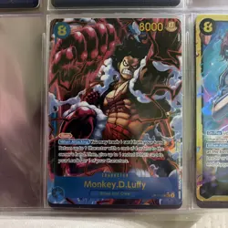One Piece A Fist of Divine Speed Monkey D Luffy OP11-118 Secret Rare SEC - Image 1