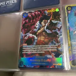 One Piece A Fist of Divine Speed Monkey D Luffy OP11-118 Secret Rare SEC - Image 5