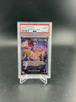 2024 ONE PIECE PROMOS PSA MAGAZINE EXCLUSIVE #060 MONKEY D. LUFFY PSA 10 - Image 1
