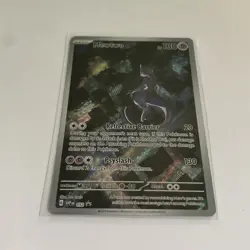 Pokemon 151 Mewtwo 052 Scarlet & Violet UPC Black Star Promo Holo Card - Image 1
