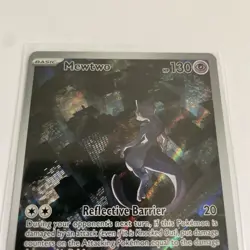 Pokemon 151 Mewtwo 052 Scarlet & Violet UPC Black Star Promo Holo Card - Image 3