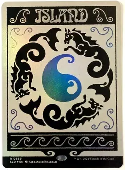 NM-Mint, English MTG Foil Island (0889) - Rainbow Foil Secret Lair Drop Series - Image 1