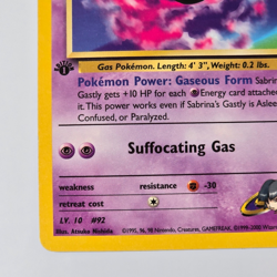 Sabrina’s Gastly 97/132 Gym Challenge 1st Edition Pokemon TCG WOTC 2000 - Image 5