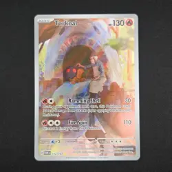 Pokemon TCG Card Torkoal 172/167 S&V Twilight Masquerade Illustration Rare - NM - Image 1