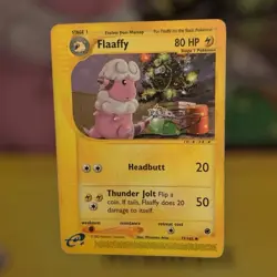 Pokemon TCG Flaaffy Expedition Card 77/165 Regular Uncommon LP 2002 MP - Image 1