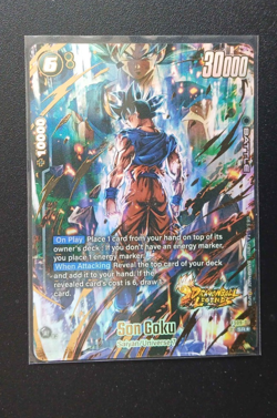 Son Goku FS09-07 Bonus Pack Gold Alt Art Dragon Ball Legends Promo Card - Image 1