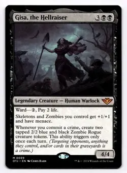 Gisa, the Hellraiser Outlaws of Thunder Junction Regular NM Mythic 0089 - Image 1