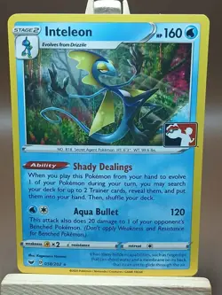 MP Pokemon Inteleon Rare Prize Pack Series Cards 058/202 - Image 1