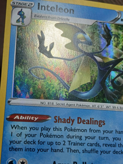 MP Pokemon Inteleon Rare Prize Pack Series Cards 058/202 - Image 3