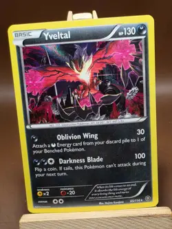 MP Pokemon TCG Yveltal 65/114 Steam Siege Holo - Image 1