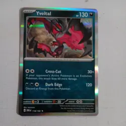 Pokemon TCG Paradox Rift Yveltal Reverse Holofoil 118/182 Rare - Ungraded - Image 1