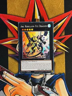 MP21-EN191 Arc Rebellion XYZ Dragon Super Rare 1st Edition NM Yugioh Card - Image 1